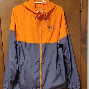 Walt Disney World Gray Orange Windbreaker Mens M